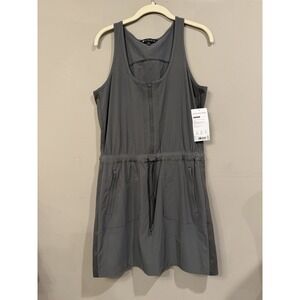 NEW Athleta Expedition Dress Grey Athleisure Size 8 Casual Comfy